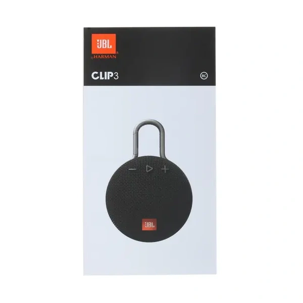 Портативная колонка JBL Clip 3 Black - фото 6