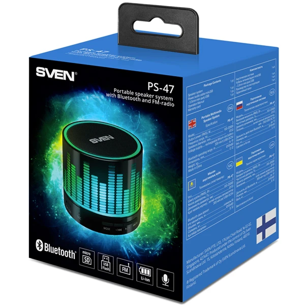Портативная колонка Sven PS-47 - фото 6