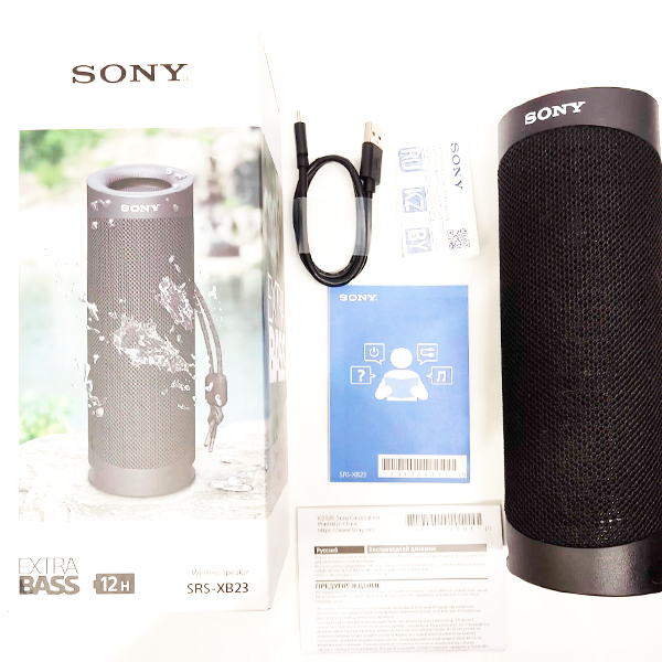 Тасымалды үндеткіш Sony SRS-XB23 Black