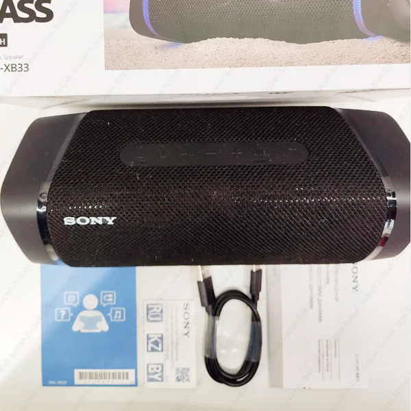 Портативная колонка Sony SRS-XB33 Black - фото 7