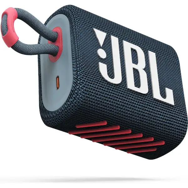 Тасымалды үндеткіш JBL Go 3 Blue/Pink - фото 3
