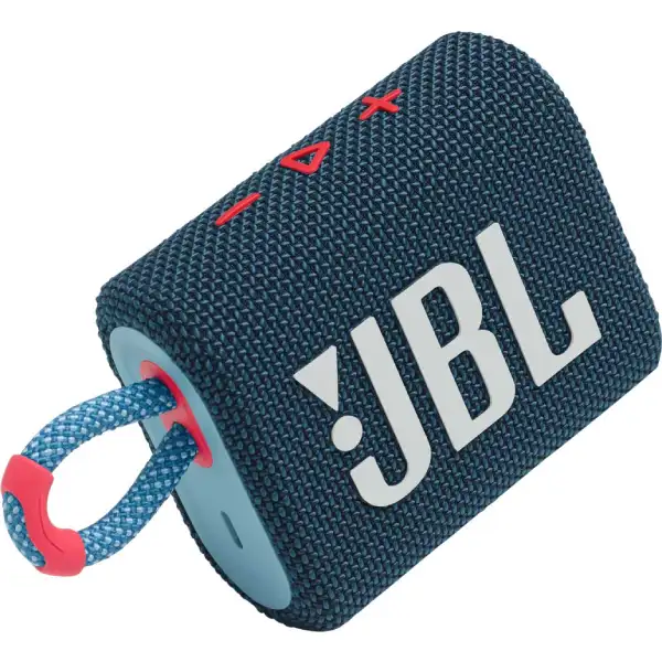 Тасымалды үндеткіш JBL Go 3 Blue/Pink - фото 2