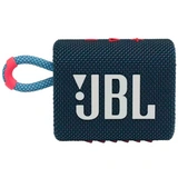 Тасымалды үндеткіш JBL Go 3 Blue/Pink