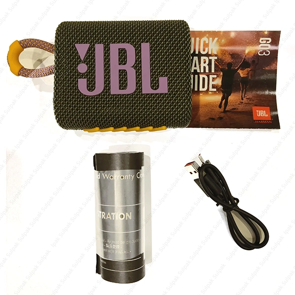 Тасымалды үндеткіш JBL Go 3 Green - фото 9