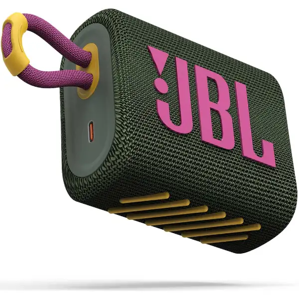 Тасымалды үндеткіш JBL Go 3 Green - фото 3