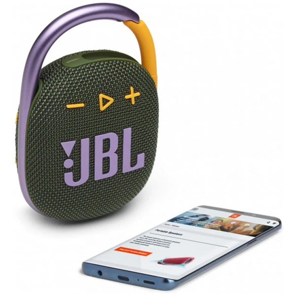 Портативная колонка JBL Clip 4 Green - фото 10