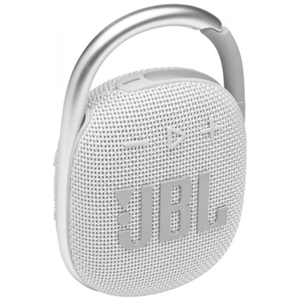 Портативная колонка JBL Clip 4 White - фото 3