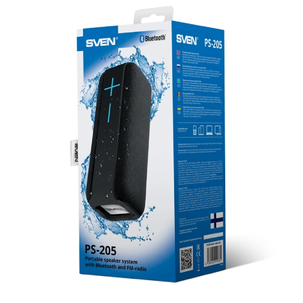 Портативная колонка Sven PS-205 Black - фото 12
