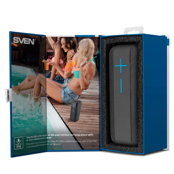 Портативная колонка Sven PS-205 Black - фото 10