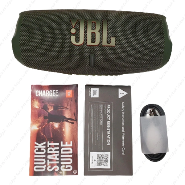 Портативная колонка JBL Charge 5 Green - фото 6