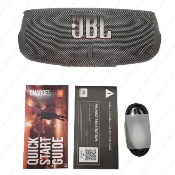 Портативная колонка JBL Charge 5 Grey - фото 6