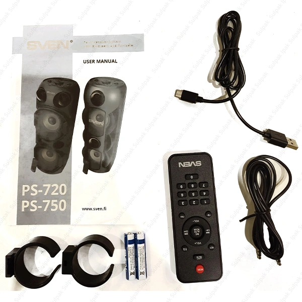 Портативная аудиосистема Sven PS-750 Black - фото 8