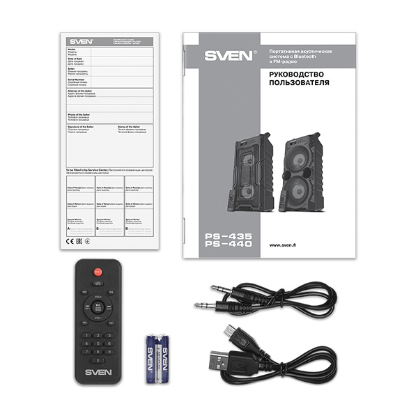Портативная колонка SVEN PS-435 - фото 4