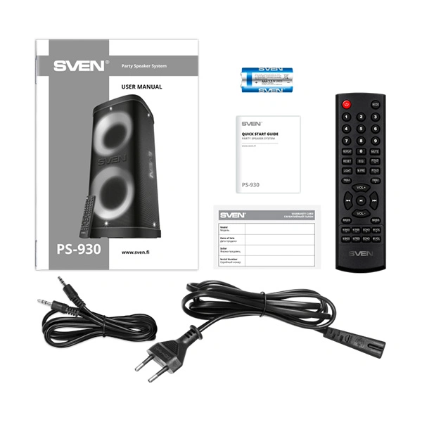 Sven портативті аудио жүйесі PS-930 - фото 15