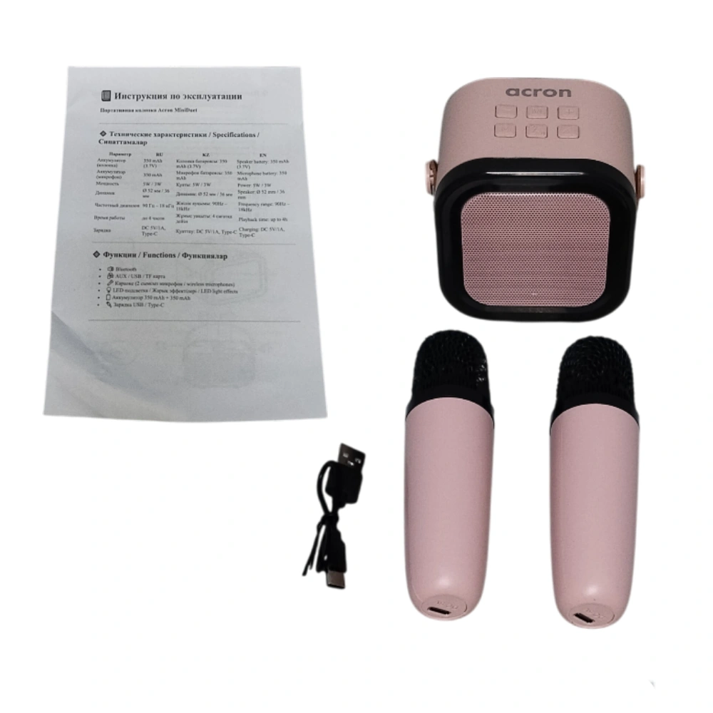 Портативная колонка Acron MiniDuet - фото 7