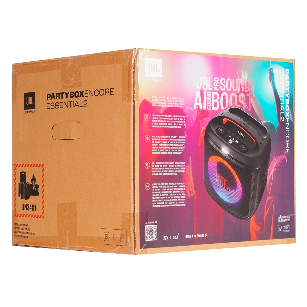 Портативная аудиосистема JBL PartyBox Encore Essential 2 UK JBLPBENCOREESS2UK - фото 8