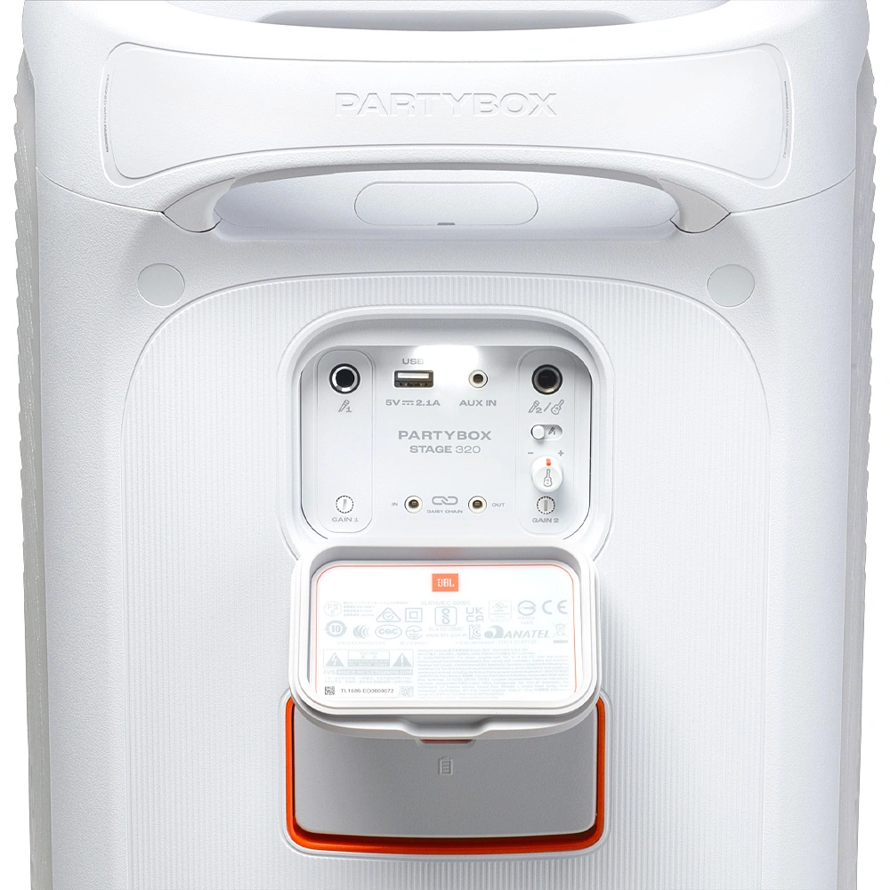 Портативті аудио жүйе JBL Partybox Stage 320 White - фото 12