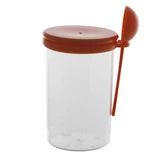 Банка для сыпучих продуктов с ложкой  Полимербыт 0,7 л (4330600)