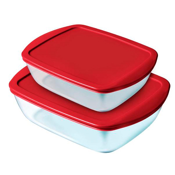 Қақпағы бар пішін тікбұрышты PYREX 913S339