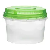 Контейнер пищевой 700 мл круглый, цвет голубой  - фото 2