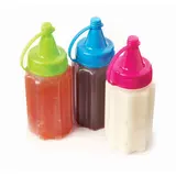 Бутылка для соуса TO-GO, 35 мл, 3 шт, микс 