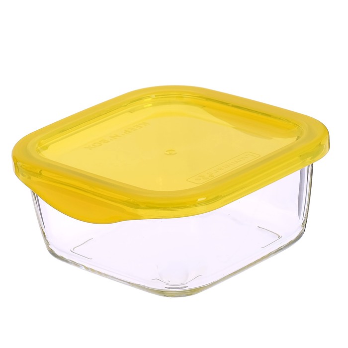 Набор контейнеров Keep'N Box: 0,36 л; 0,37 л; 1,9 л, цвет желтый 