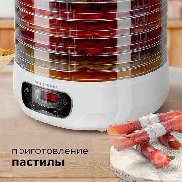 Сушилка для овощей и фруктов Redmond RFD-0158 - фото 5