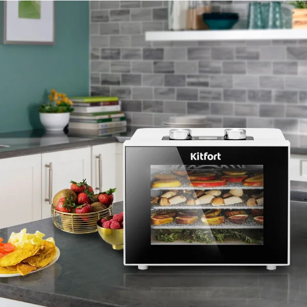 Сушилка для продуктов Kitfort КТ-1915-1 White - фото 7