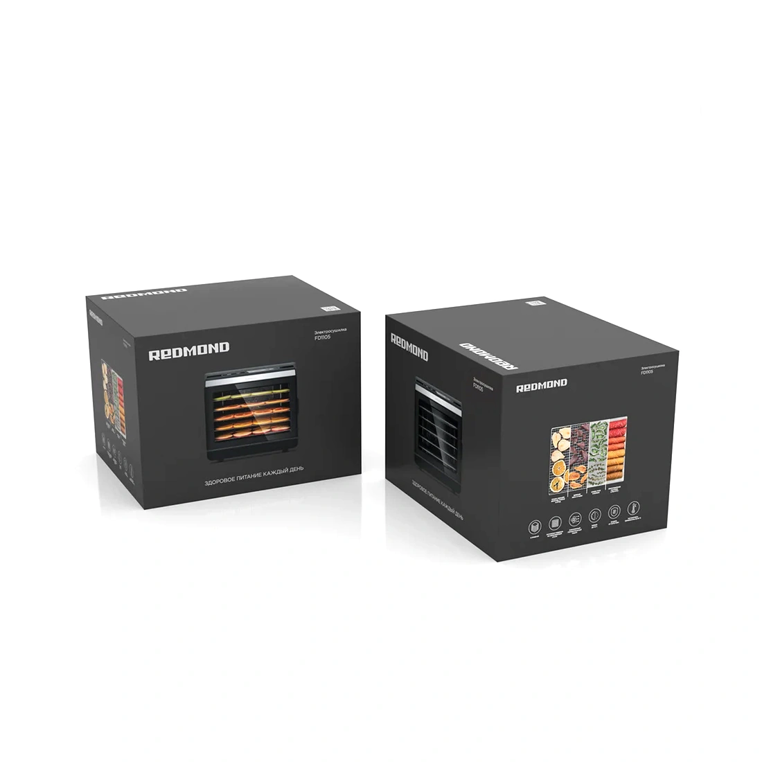 Сушилка для овощей и фруктов Redmond FD1105 Графитовый FD1105 - фото 2