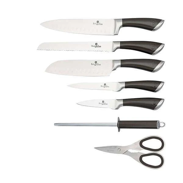 Набор ножей BerlingerHaus Carbon Metallic Line 8 пр. (BH-2110) - фото 2