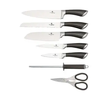 Набор ножей BerlingerHaus Carbon Metallic Line 8 пр. (BH-2110)