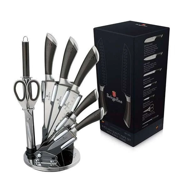 Набор ножей BerlingerHaus Carbon Metallic Line 8 пр. (BH-2110)