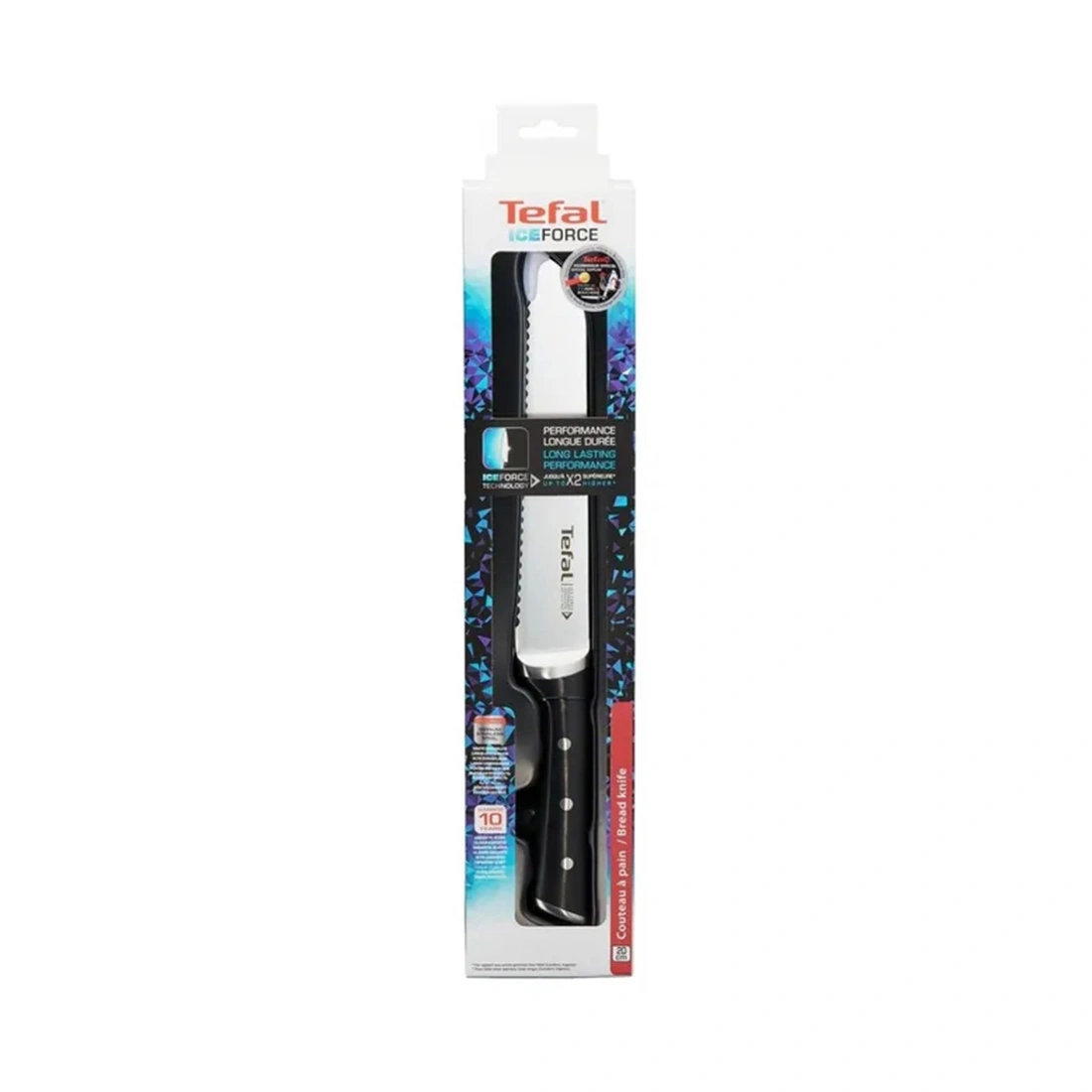 Нож для хлеба Tefal Ice Force K2320414 20 см 2100104351 - фото 2