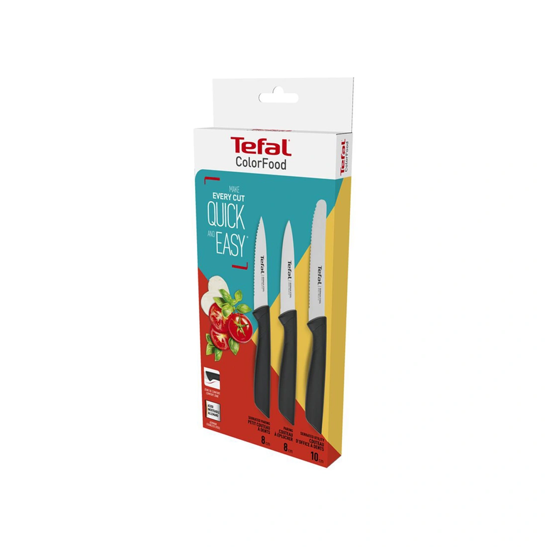 Набор ножей Tefal Colourfood K2733S04 3 шт 2100128560 - фото 3