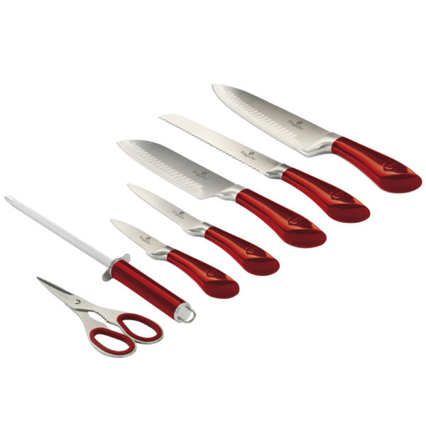 Набор ножей BerlingerHaus Infinity Line Red Metallic 8 пр . (14-BH-2043)