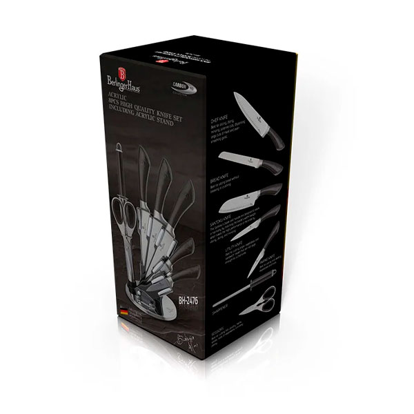 Набор ножей BerlingerHaus Carbon Pro 8 пр. (14-BH-2476)