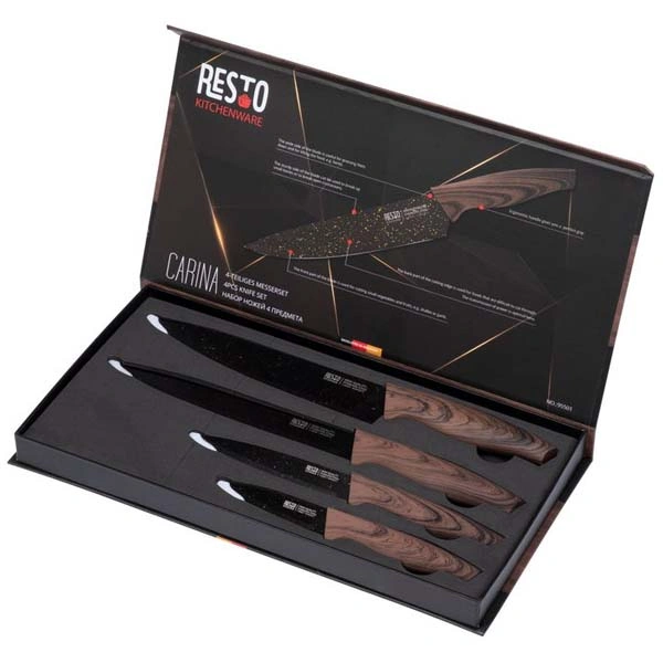 Набор ножей Resto 4 пр. (95501)