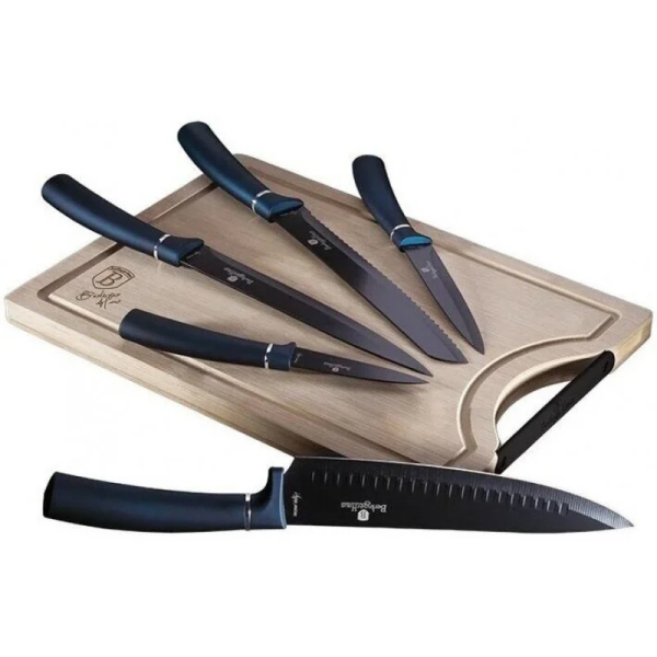 Набор ножей BerlingerHaus Bamboo metallic line 6 пр. (BH-2553A)