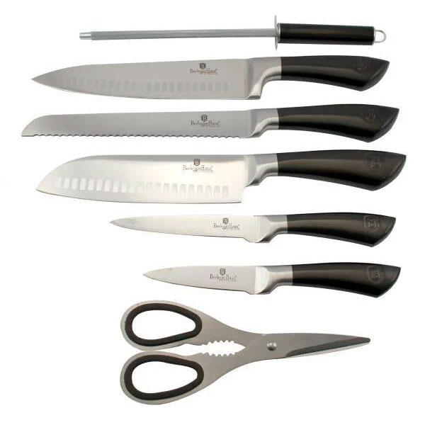 Набор ножей BerlingerHaus Shiny Black 8 пр. (BH 2668)