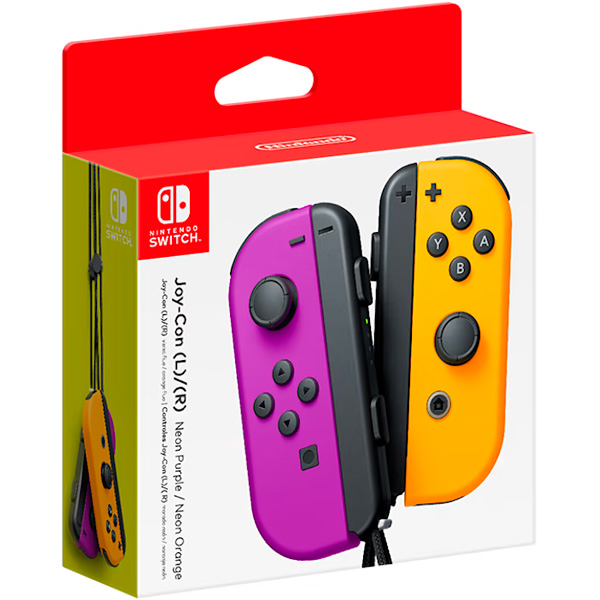 Игровой контроллер Nintendo Joy-con Purple/Orange - фото 2