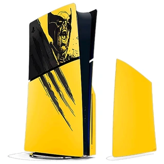 Комплект панелей корпуса Sony PS5 Slim Marvel's Wolverine Battle Yellow Limited Edition