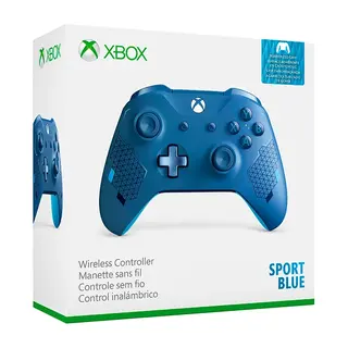 Беспроводной геймпад Microsoft Xbox One Sport Blue WL3-00146
