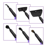 Пароочиститель Kitfort KT-9104-1 Чёрный/Фиолетовый - фото 3