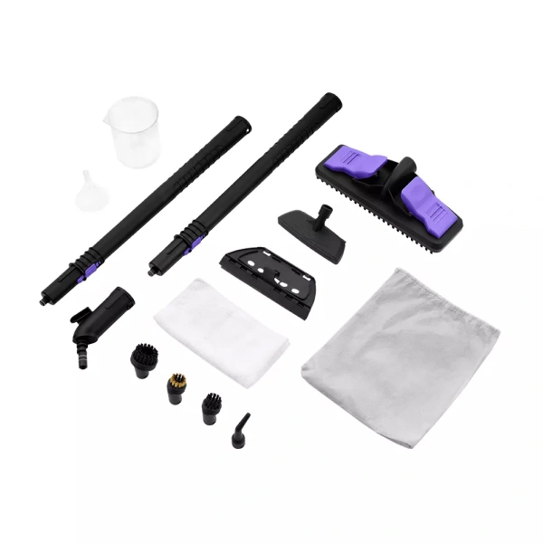 Пароочиститель Kitfort KT-9104-1 Чёрный/Фиолетовый - фото 10