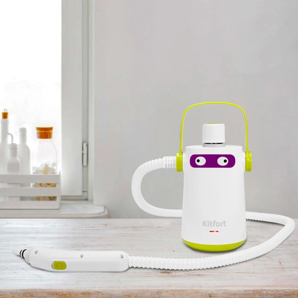 Пароочиститель Kitfort КТ-9109-2 бело-салатовый КТ-9109-2 - фото 9