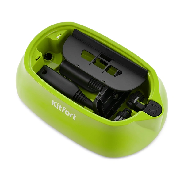 Пароочиститель Kitfort КТ-9102-2 черно-салатовый КТ-9102-2 - фото 4