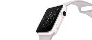 Apple смарт сағаты Watch Edition White,  "бұлт" түсті спорттық бау (MNPF2GKA)