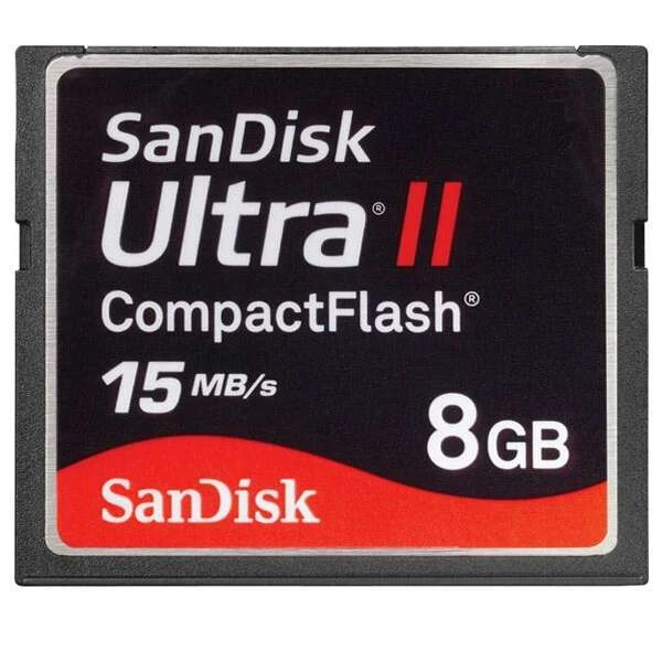 Карта памяти SanDisk Compact Flash 8Gb (SDCFHS-008G-G46)