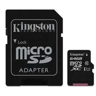 Карта памяти Kingston microSDXC 64GB Class10 (SDCX10/64GB)