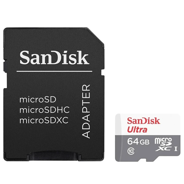 Карта памяти SanDisk Ultra Android microSDXC 64GB Class 10 (SDSQUNB-064G-GN3MA)
